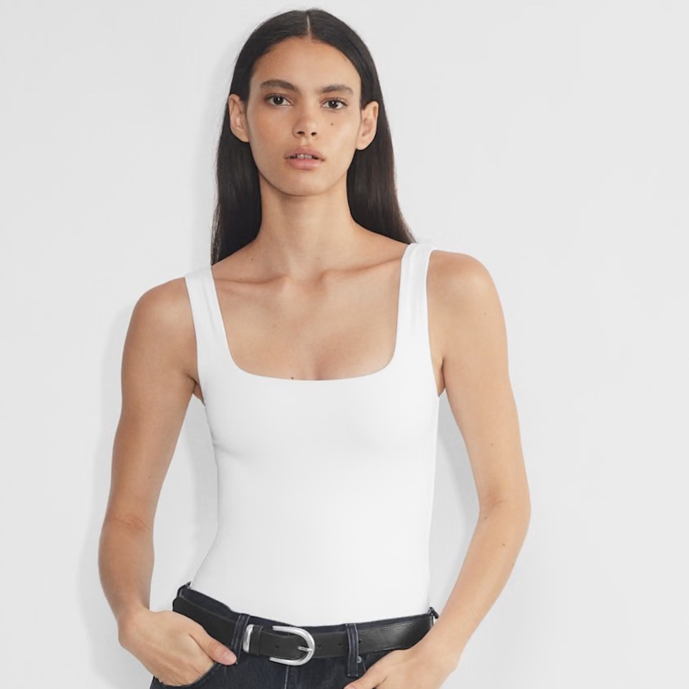 Aritzia White Tank Top